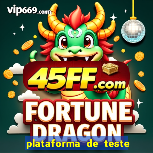 plataforma de teste de jogos pg